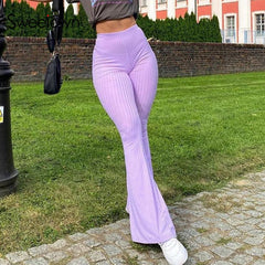 High Waist Aesthetic Female Vintage Pants InsStreet