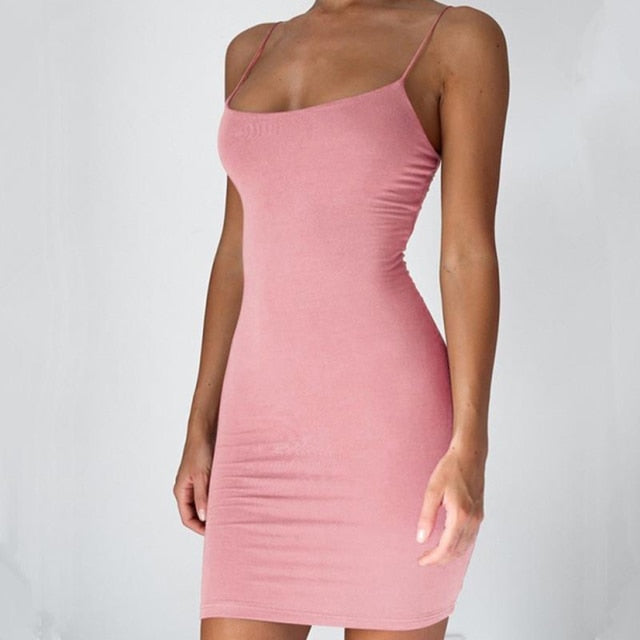 Sleeveless Club Night Beach Backless Dress InsStreet