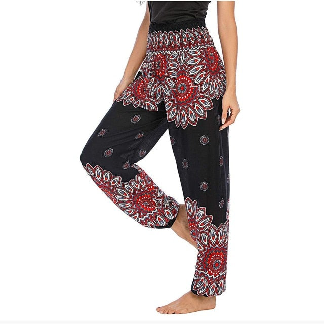 Casual Boho Vintage Wide Leg Pants InsStreet