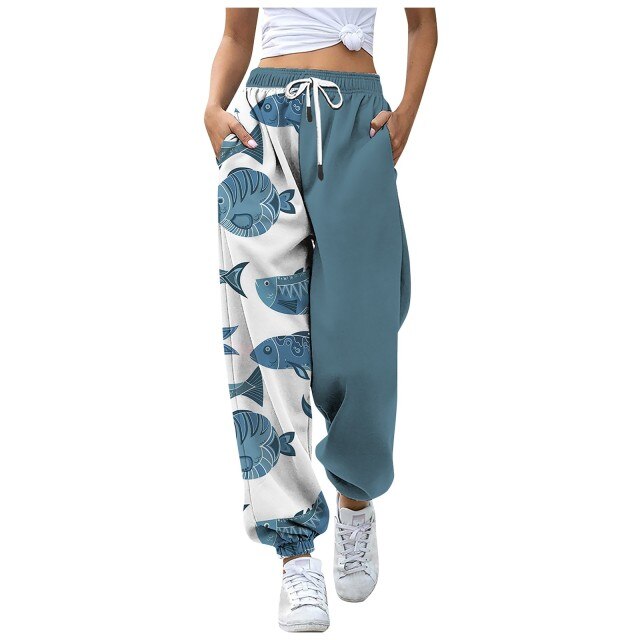 Sweatpants Casual Animal Printed Pattern Trousers InsStreet