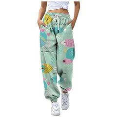 Sweatpants Casual Animal Printed Pattern Trousers InsStreet