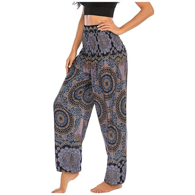 Floral Print Long Pants InsStreet