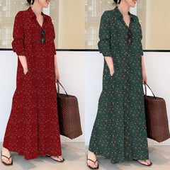 Plus Size Cotton Linen Dresses InsStreet