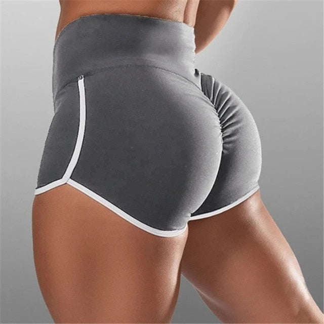 High Waist Elasticated Seamless Sport Shorts InsStreet