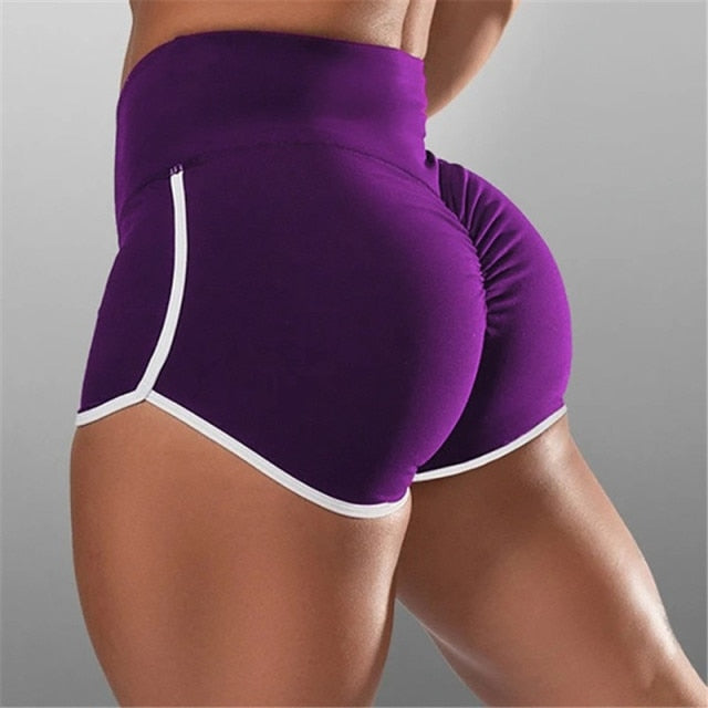 High Waist Elasticated Seamless Sport Shorts InsStreet