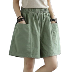 High Waist Cotton Loose Casual Thin Shorts InsStreet