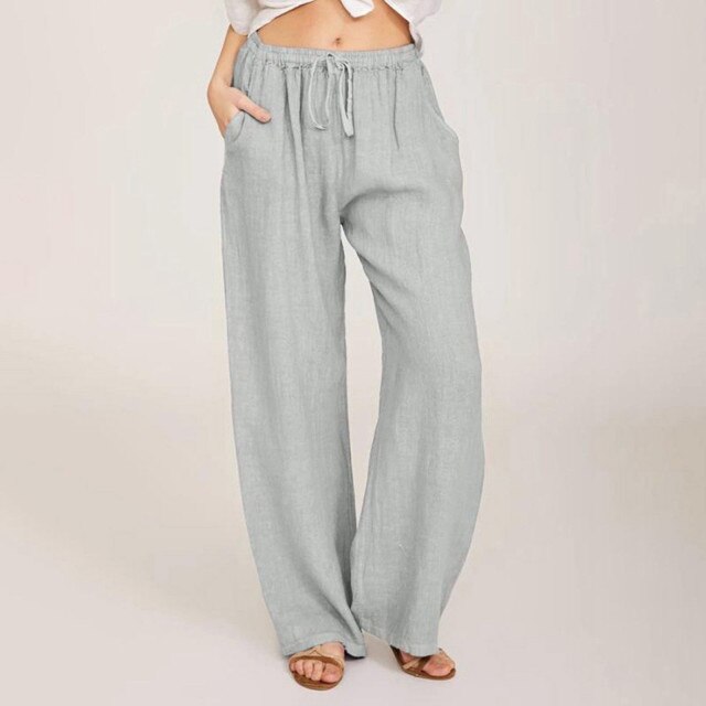 Wide Leg Lace-up Pants InsStreet