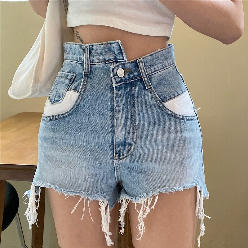 High Wiast Streetwear Sexy Shorts InsStreet