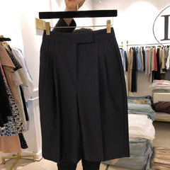 Solid Color Casual High Waist Thin Shorts InsStreet