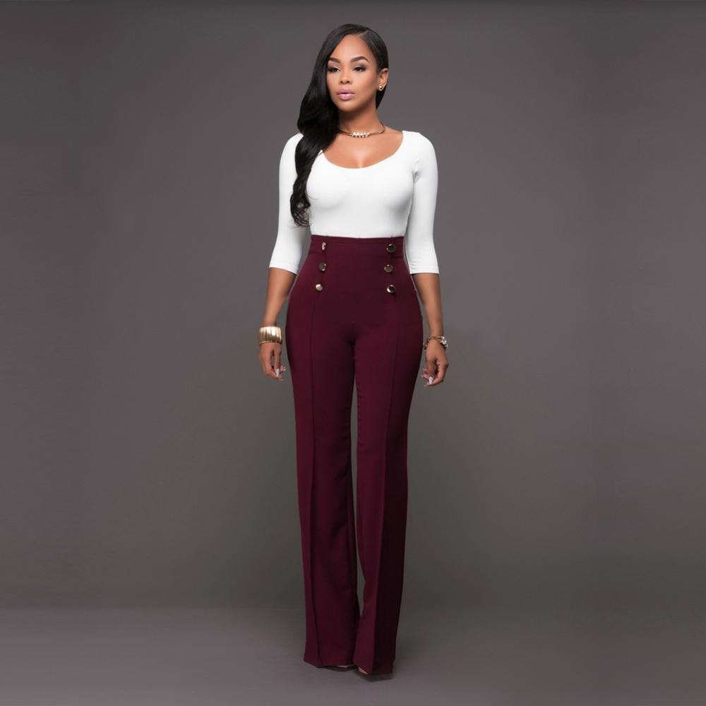 High Waist Formal Elegant Long Trousers InsStreet