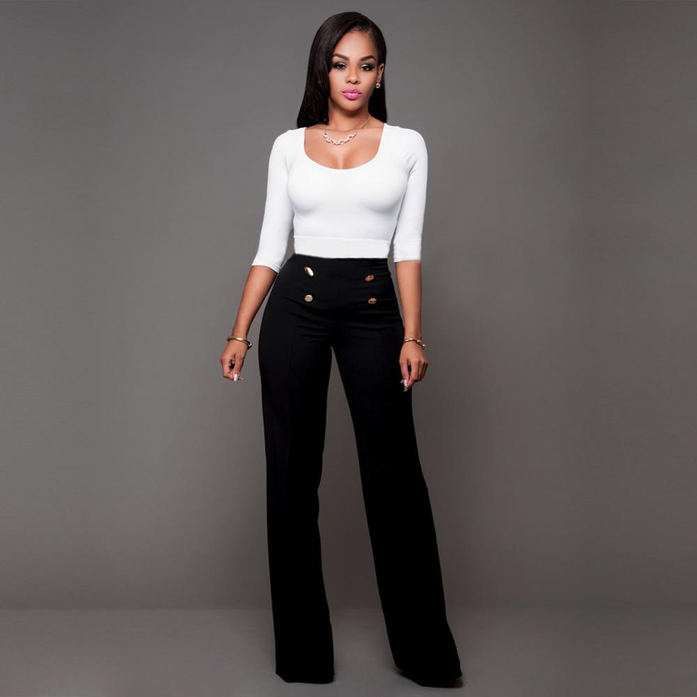 High Waist Formal Elegant Long Trousers InsStreet