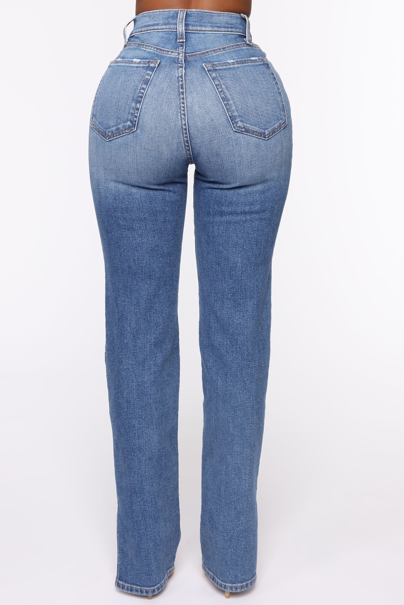 Killing 'Em Softly Side Split Jean - Medium Blue Wash Ins Street