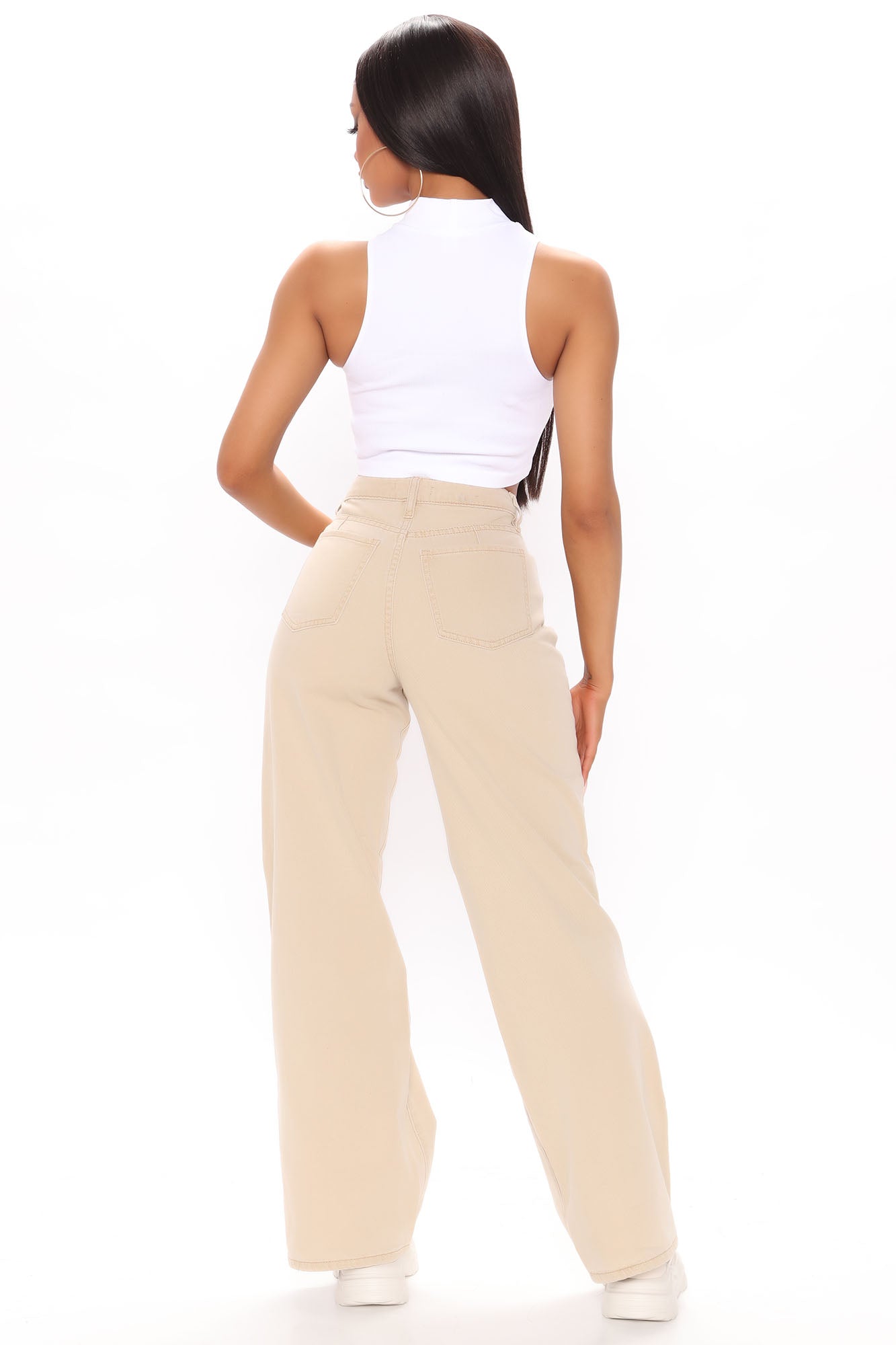 Dressed To Impress No Stretch Trouser Jeans - Khaki Ins Street