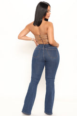 Sammy Stretch Flare Jeans - Dark Wash Ins Street