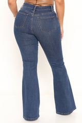 Sammy Stretch Flare Jeans - Dark Wash Ins Street