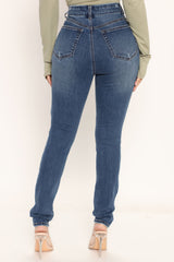 No Gap Super Stretch Skinny Jeans - Dark Wash Ins Street