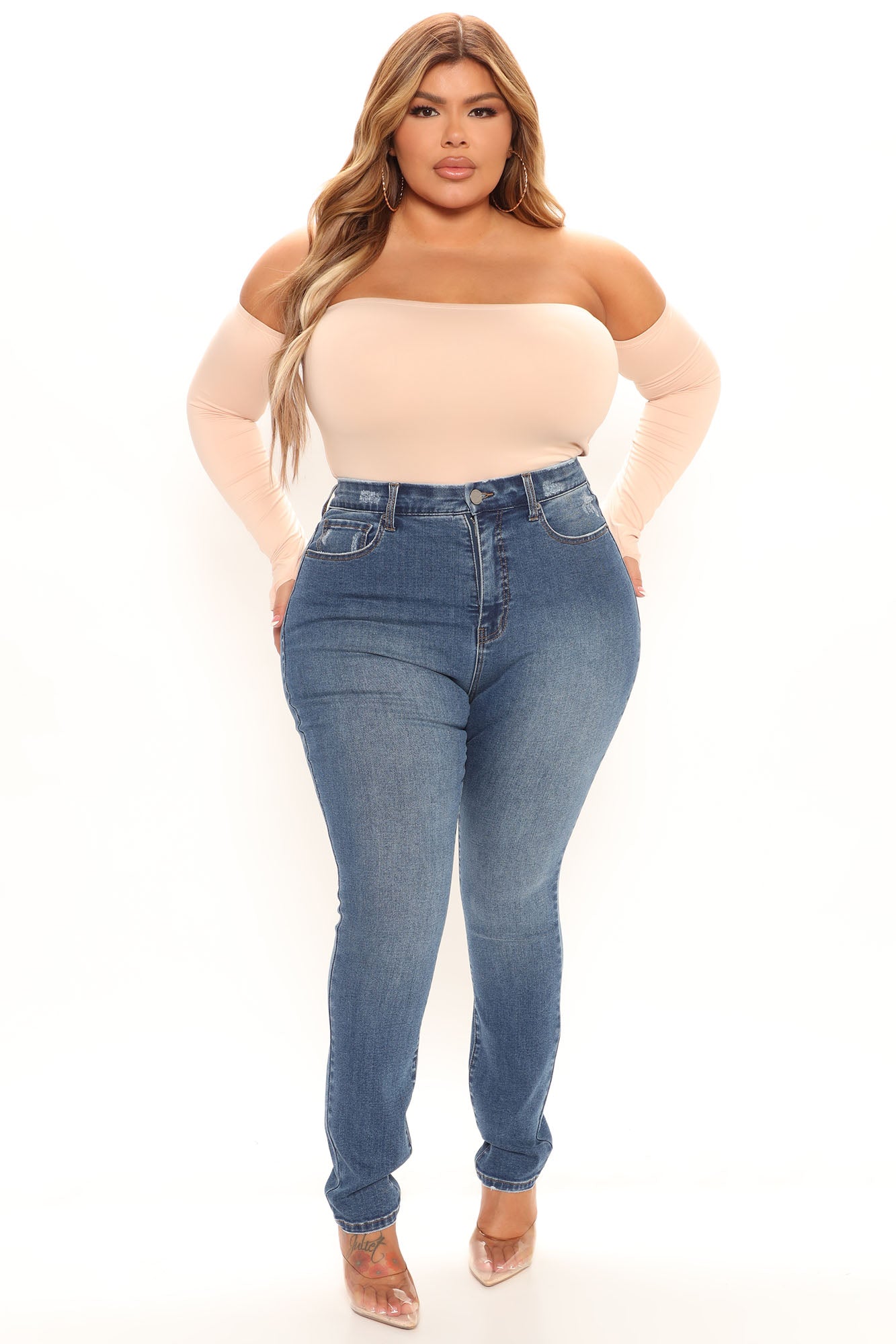 No Gap Super Stretch Skinny Jeans - Dark Wash Ins Street