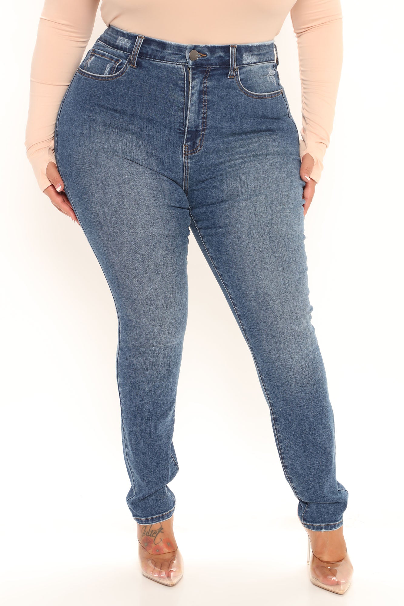 No Gap Super Stretch Skinny Jeans - Dark Wash Ins Street