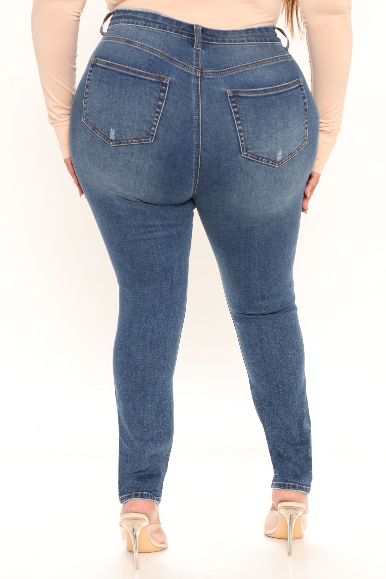 No Gap Super Stretch Skinny Jeans - Dark Wash Ins Street