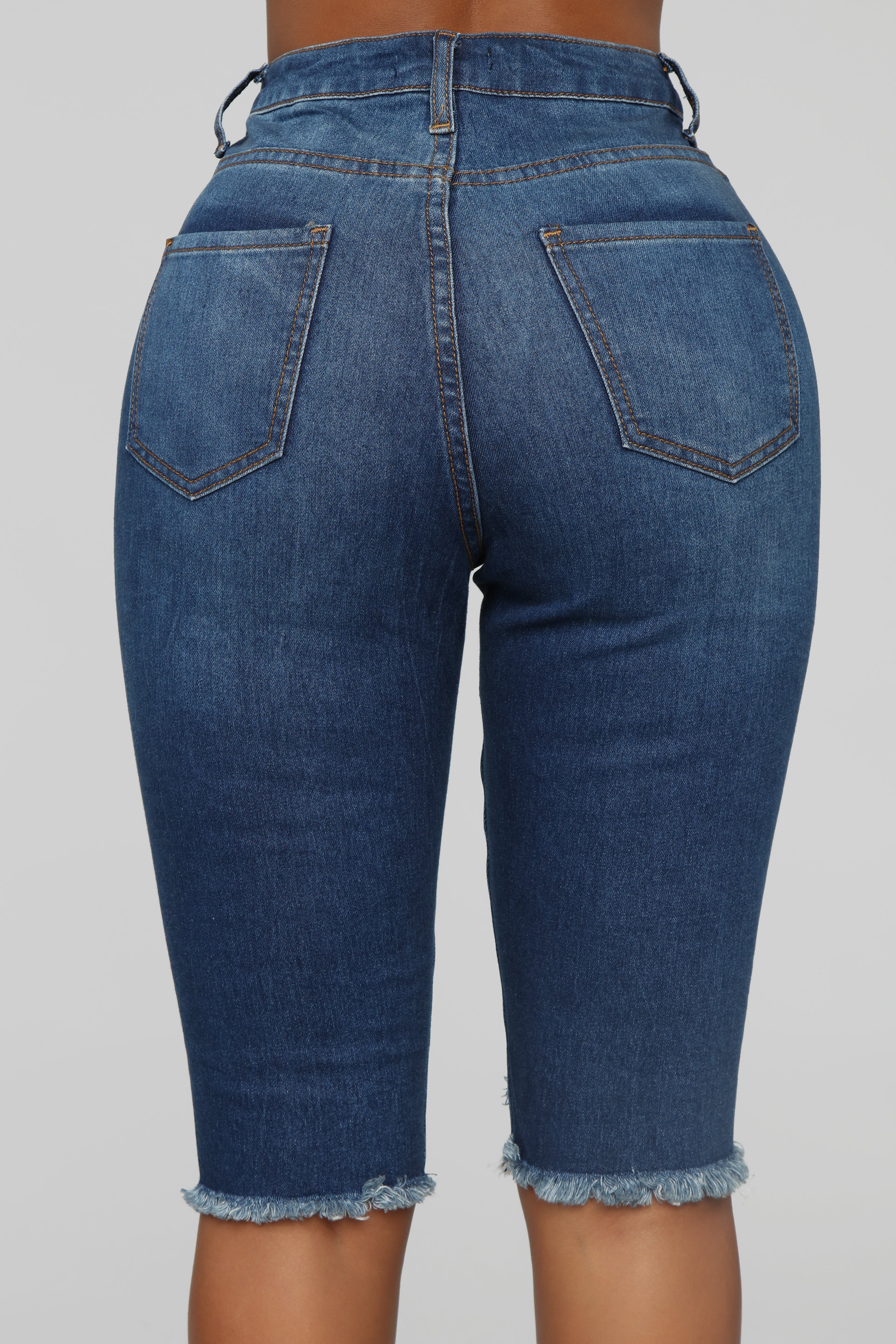 Lost At Sea Shorts - Dark Wash Ins Street