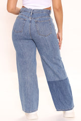 Get Around Skater Non Stretch Jeans - Medium Blue Wash Ins Street