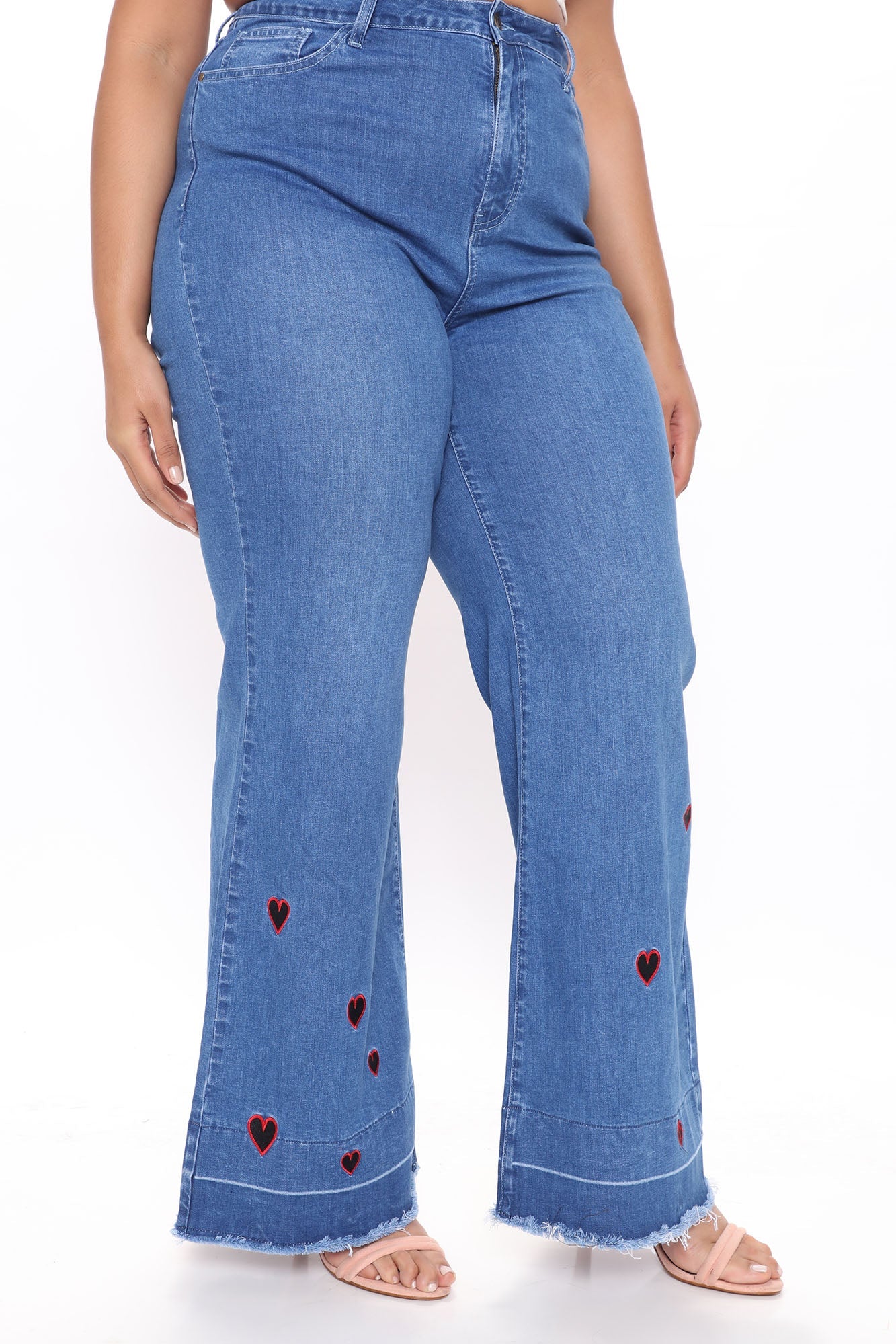 My Heart Is Yours Flare Jeans - Medium Blue Wash Ins Street