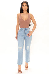 Feeling Blessed Vintage Skinny Jeans - Light Blue Wash Ins Street