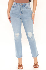 Feeling Blessed Vintage Skinny Jeans - Light Blue Wash Ins Street