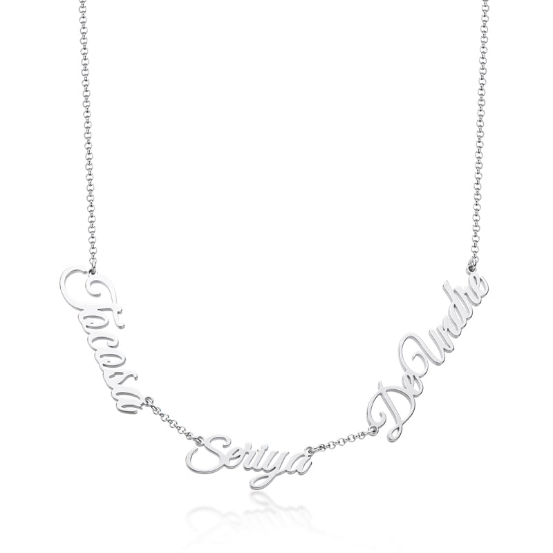 Three Names Concatenated Customized Necklace 2023-03-14 InsStreet