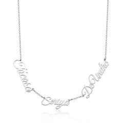 Three Names Concatenated Customized Necklace 2023-03-14 InsStreet