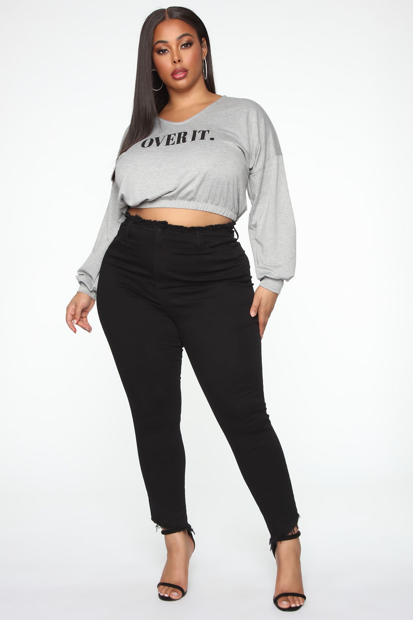 Pour It Up High Rise Jeans - Black Ins Street