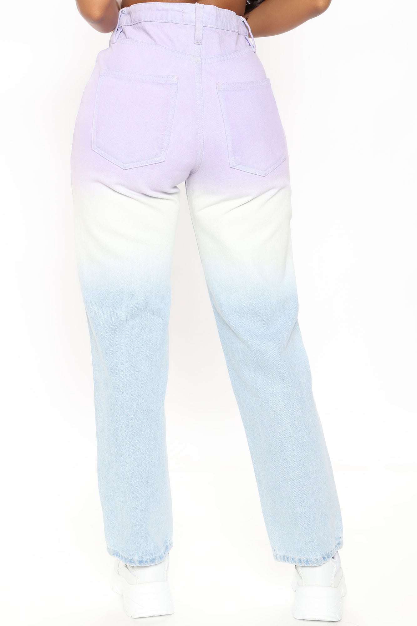 So Jaded Ombre Straight Leg Jeans - Lavender/combo Ins Street