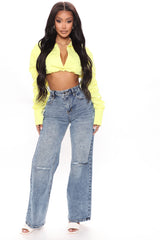 Journey Tripper  Ripped Jeans - Medium Blue Wash Ins Street