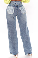 Journey Tripper  Ripped Jeans - Medium Blue Wash Ins Street