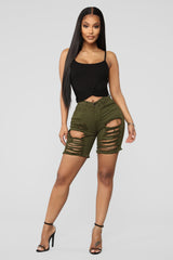 Gone Fishing Shorts - Olive Ins Street