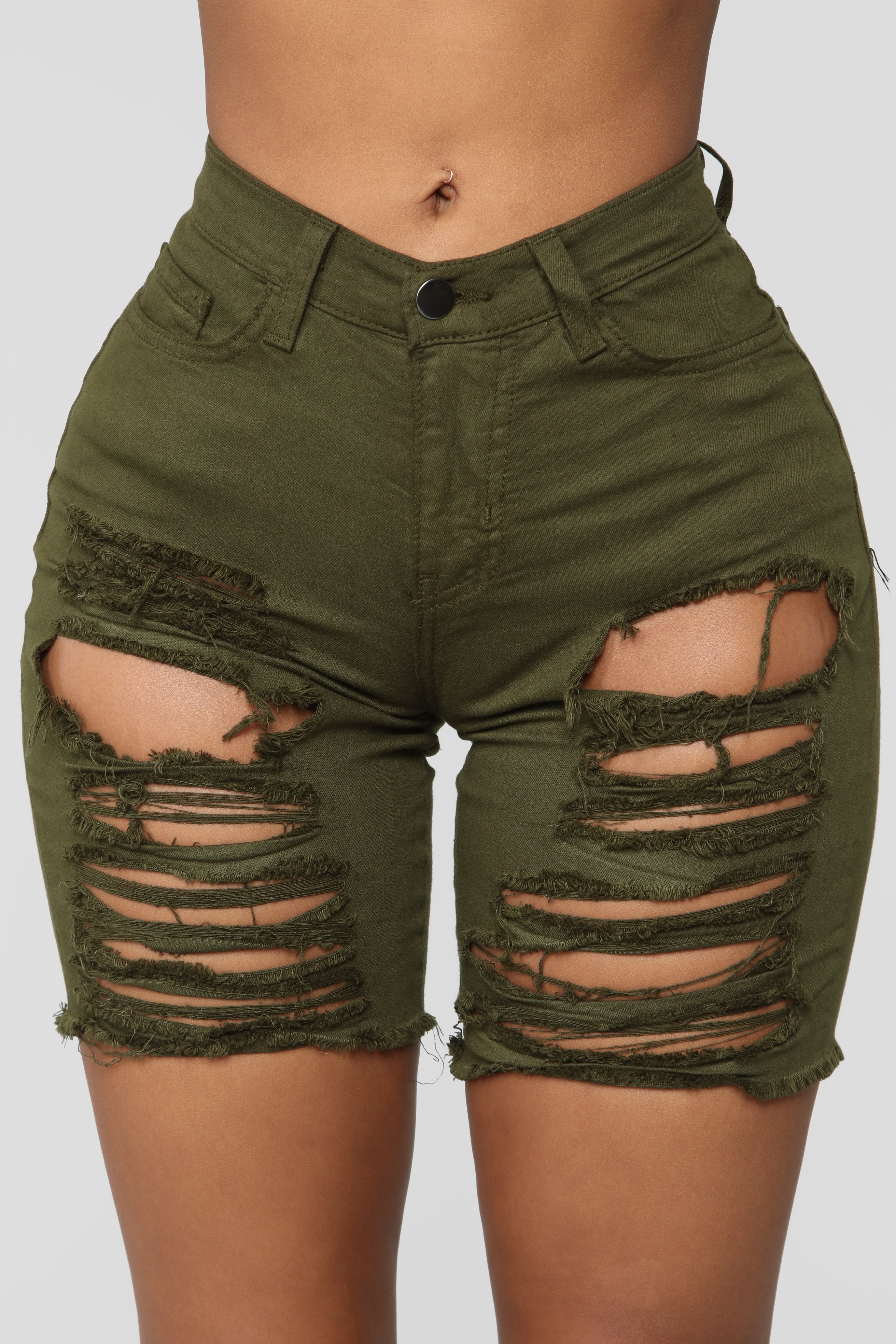 Gone Fishing Shorts - Olive Ins Street