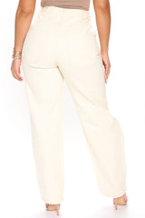 Never Letting Go Distressed Boyfriend Jeans - Natural/Combo Ins Street