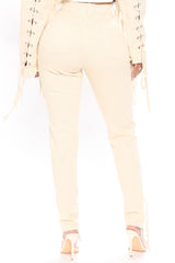Can't Keep Up Skinny Jeans - Cream Ins Street