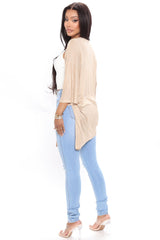 Kiara Slit Knee Stretch Skinny Jeans - Light Blue Wash Ins Street