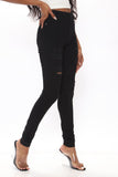 Tall Tris Skinny Jeans - Black Ins Street