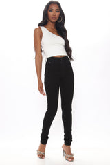 Tall Coraline High Rise Jeans - Black Ins Street