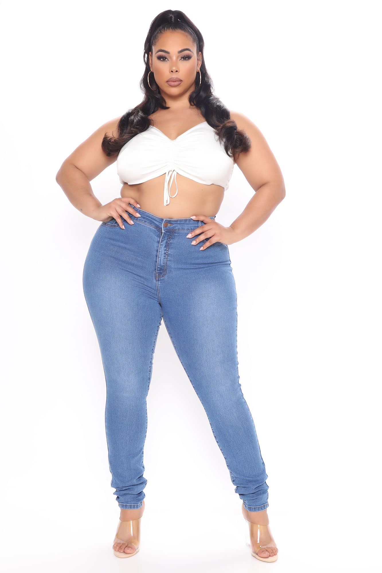 Tall Supernatural High Rise Jeans - Medium Blue Wash Ins Street