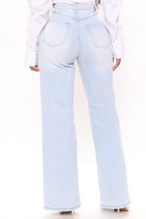 Not Your Girl Ripped Jeans - Light Blue Wash (Copy) Ins Street