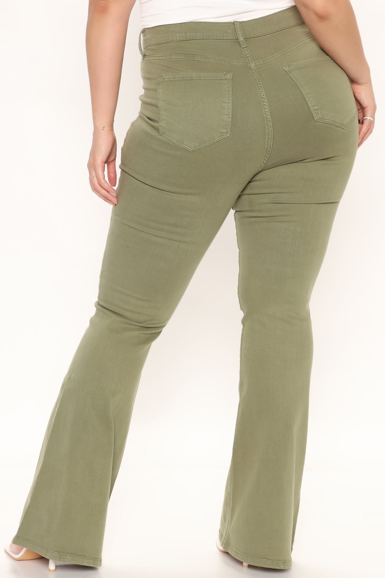 Deep In My Soul Flare Jeans - Olive Ins Street
