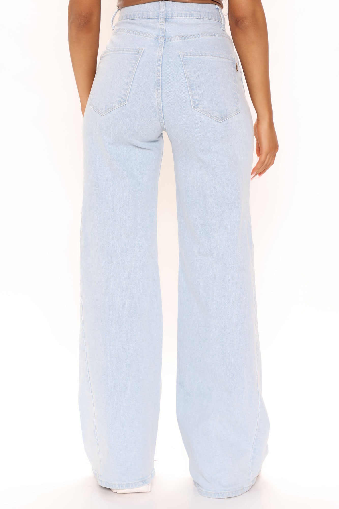 Long Nights Wide Leg Jeans - Light Blue Wash Ins Street