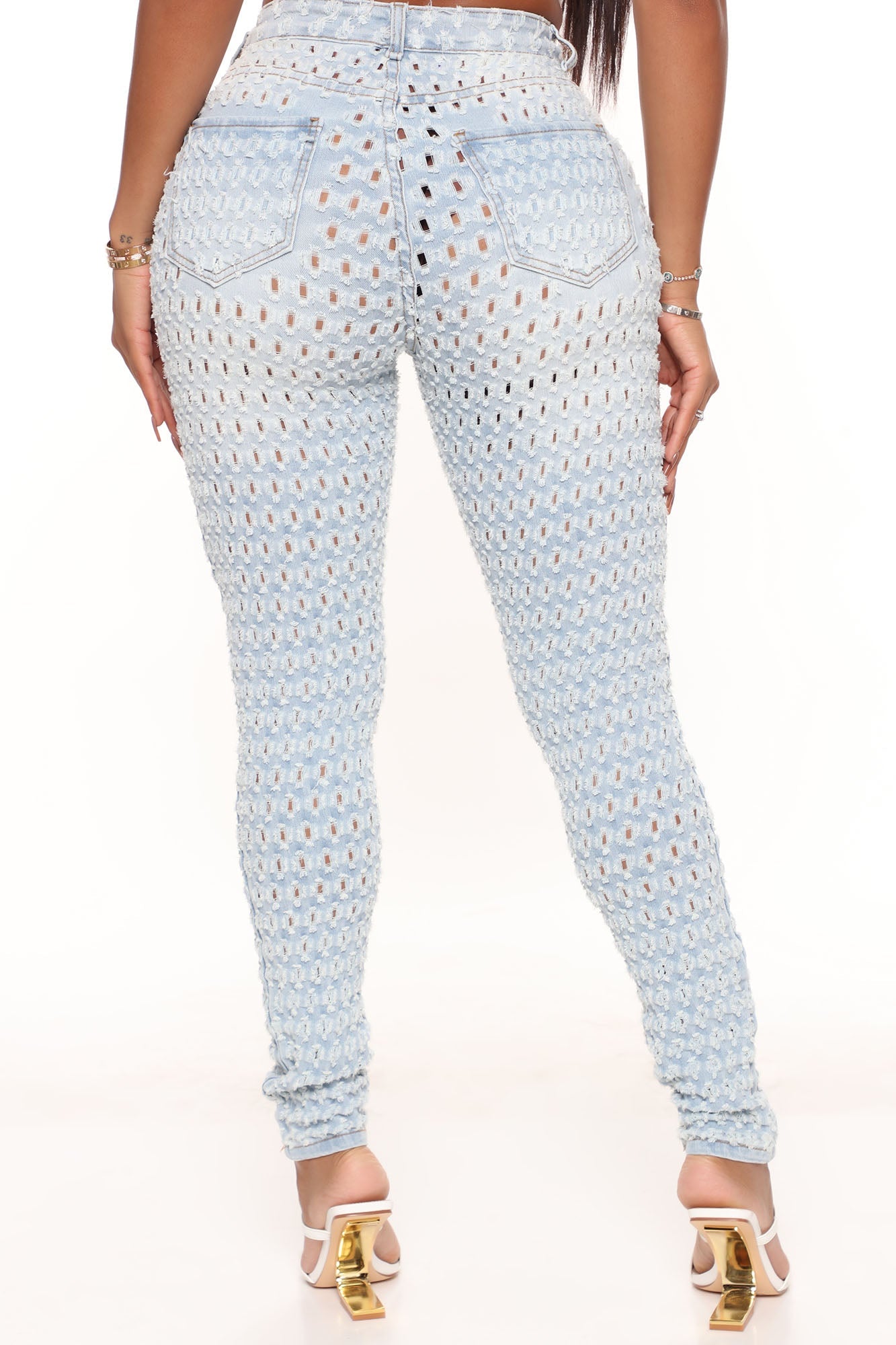 About the Feels Stretch Skinny Jeans - Light Blue Wash Ins Street