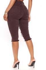 Live In My Denim Shorts - Brown Ins Street