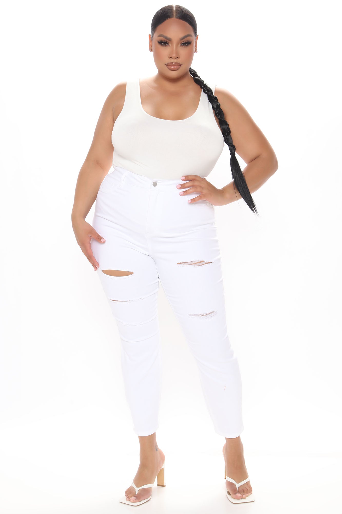 Lifestyle Jeans - White Ins Street