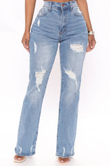 Dear Diary Straight Leg Jeans - Medium Wash Ins Street
