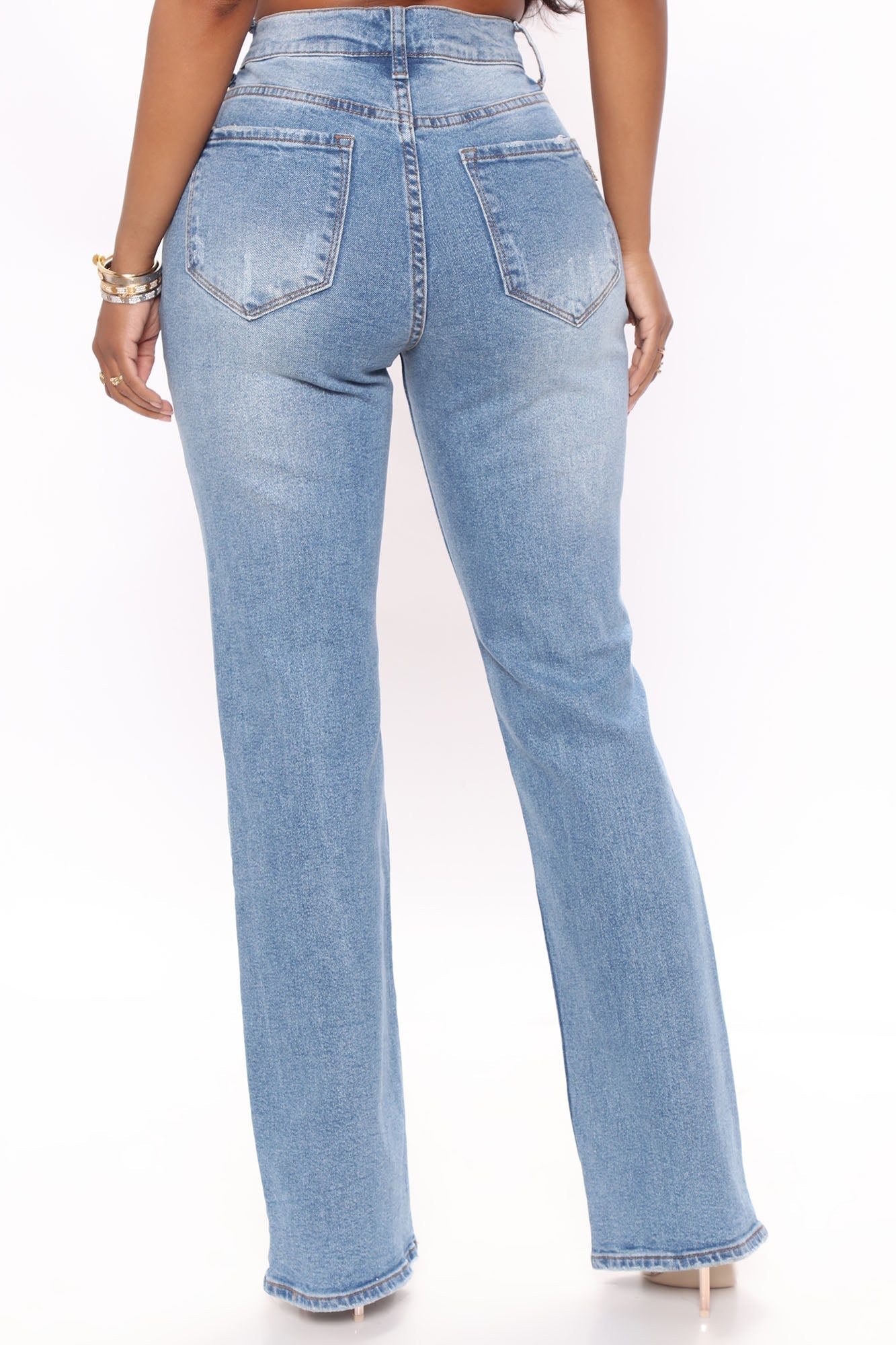 Dear Diary Straight Leg Jeans - Medium Wash Ins Street